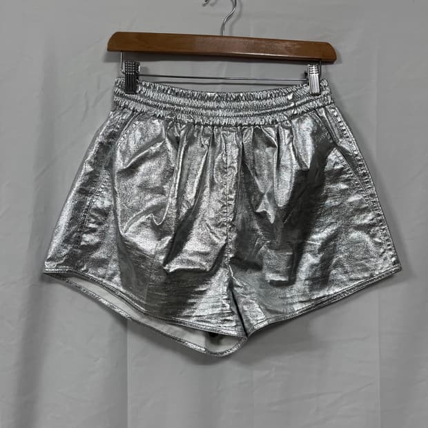 오르(ORR) 24SS 실버 반바지 팬츠