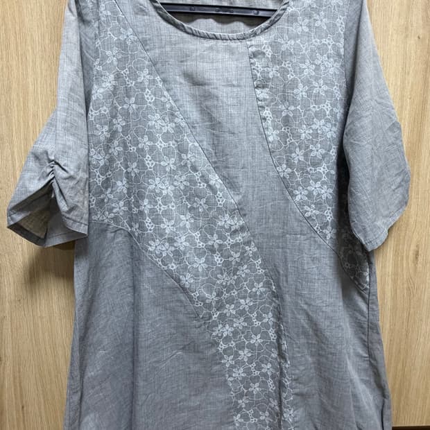 RUPUAU 반팔 린넨 블라우스 모리걸 하구미 스즈코
