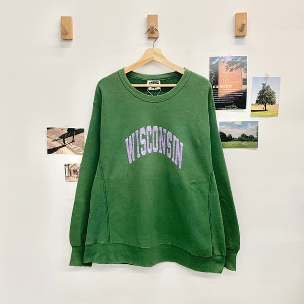 90's LEE 리 WISCONSIN 스웻셔츠 