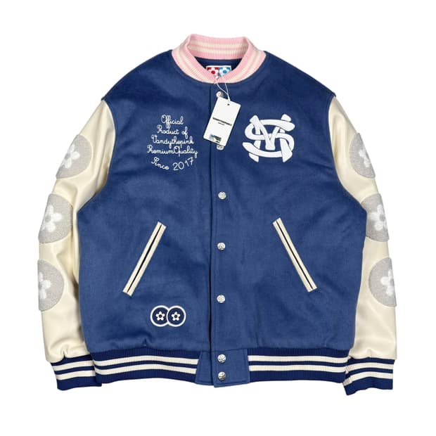 반디더핑크 x SM 바시티 자켓