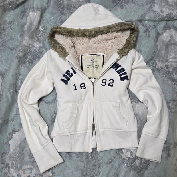 빈티지 아베크롬비 울프죠 투웨이 후드 집업 y2k