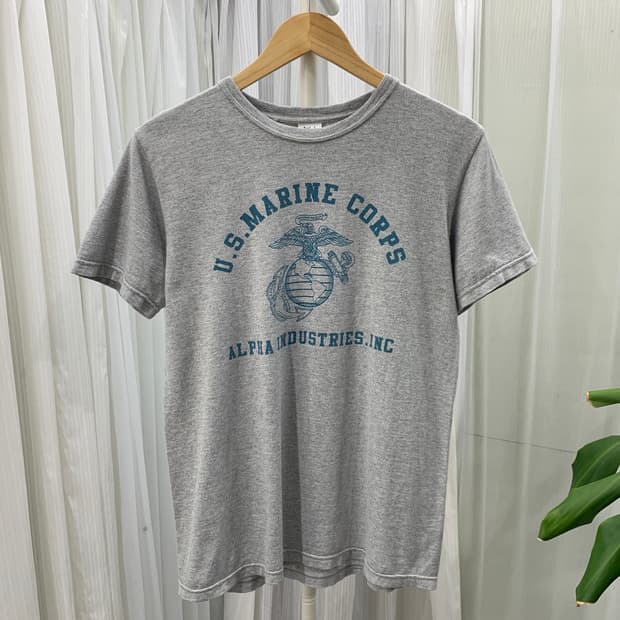 알파인더스트리 Alpha industries 레터링 반팔티 1513