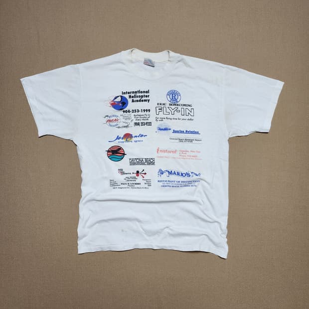 80s Hanes Fifty-Fifty FLY-IN 싱글스티치 반팔티23