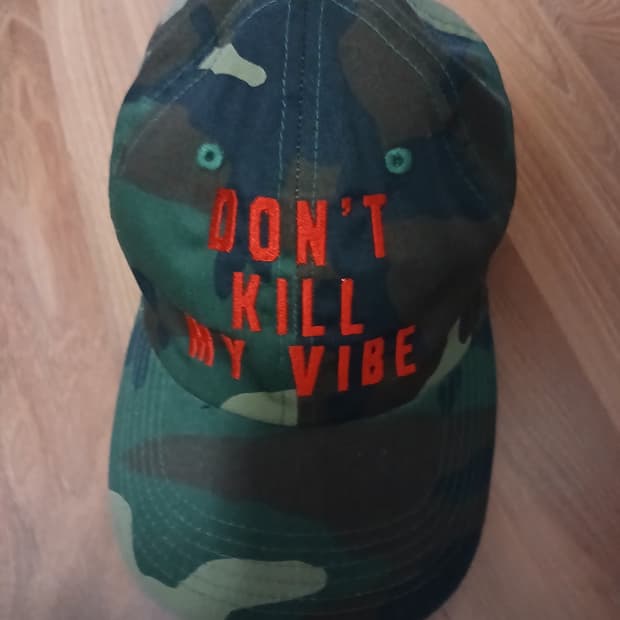 앤초비 카모플라쥬 "DON'T KILL MY VIBE" 볼캡
