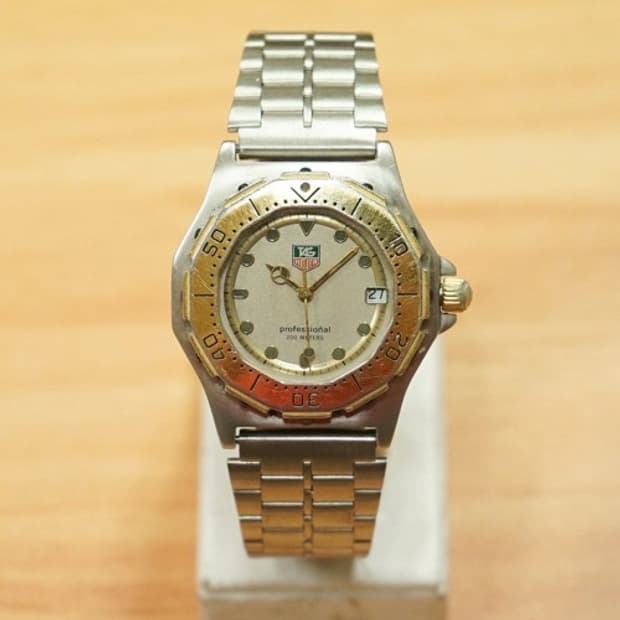 80s 태그호이어 프로패셔널 3000 시리즈 200m 콤비 쿼츠 시계