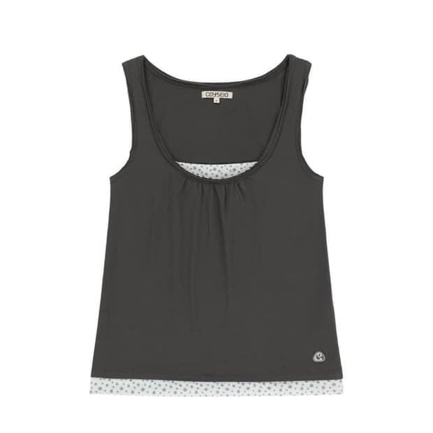 COYSEIO 코이세이오 슬리브리스 차콜 2size