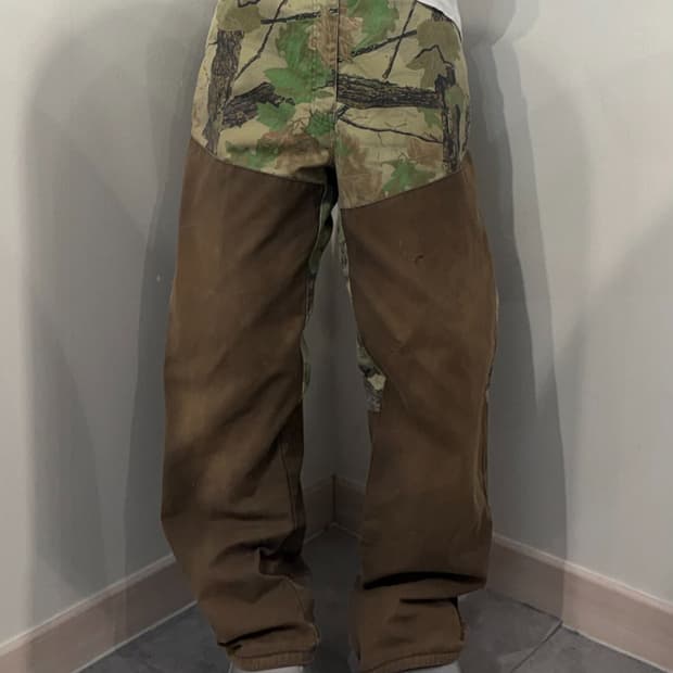 38 J.K. Hunting Club 빈티지 카모플라주 헌팅 팬츠