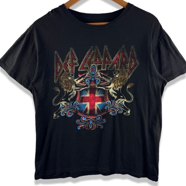 Def Leppard 프린팅 티셔츠3453