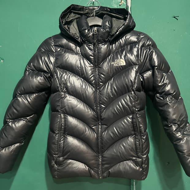 노스페이스 여성 후드경량패딩 S