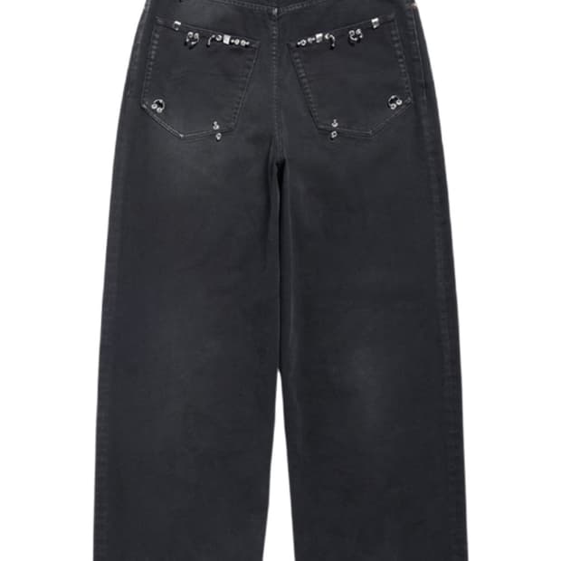 [S 이상 구매] 발렌시아가 피어스드 (피어싱) 데님 팬츠
