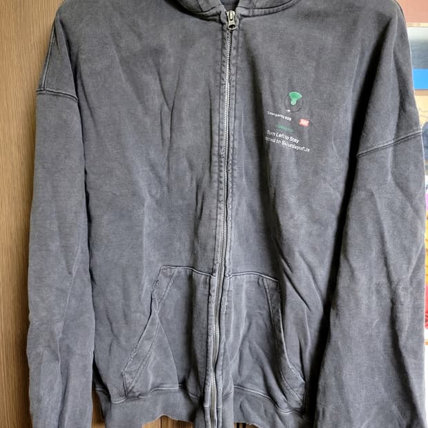 에스티유 레이더 후드 집업 차콜 L