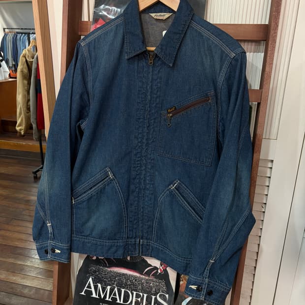 Radiall 91-b 데님 집업 자켓