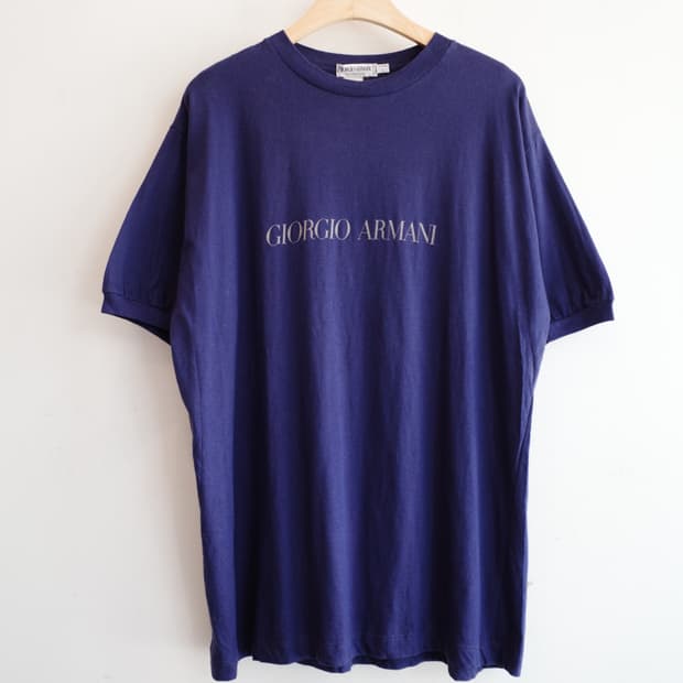 GIORGIO ARMANI 로고 티셔츠 (MADE IN ITALY)