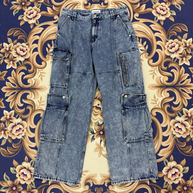 (XL)크리틱 CRITIC 카고 디테일 데님팬츠