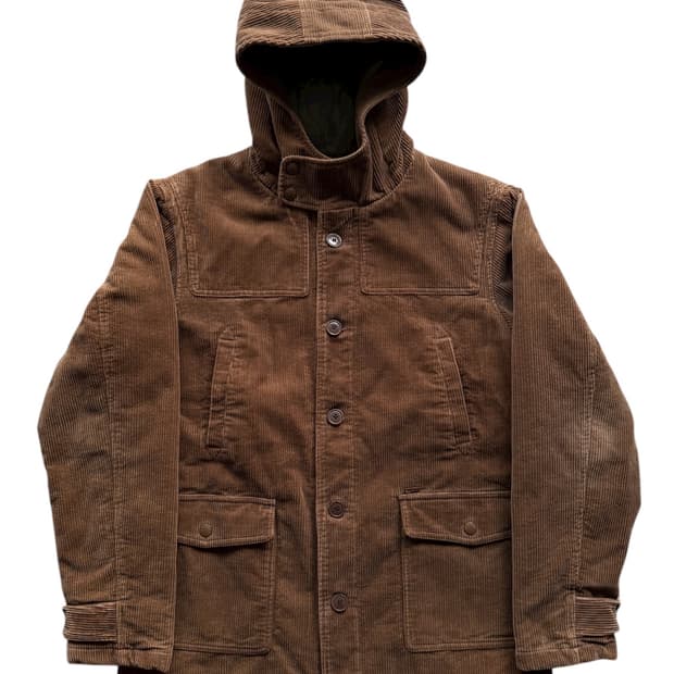 08FW 슈프림 코듀로이 더플 코트