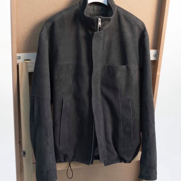 [4] 폴리테루 스웨이드 파카