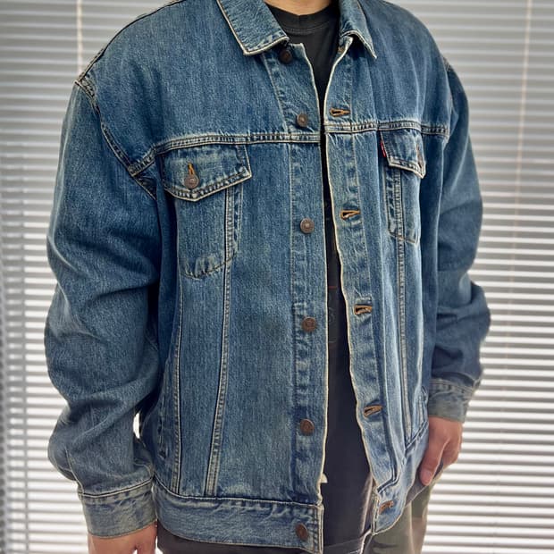 리바이스 데님 트러커 자켓 중청  105 