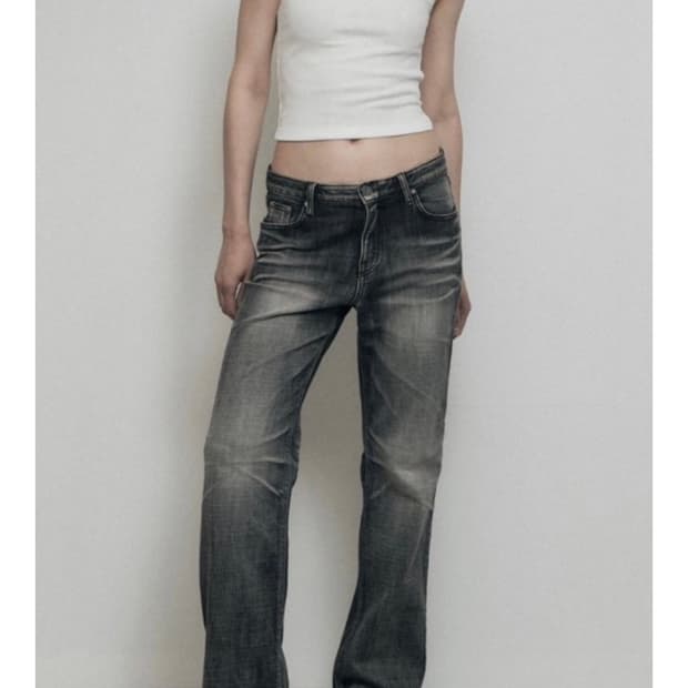 보헤미안서울 미드라이즈 팬츠 그레이