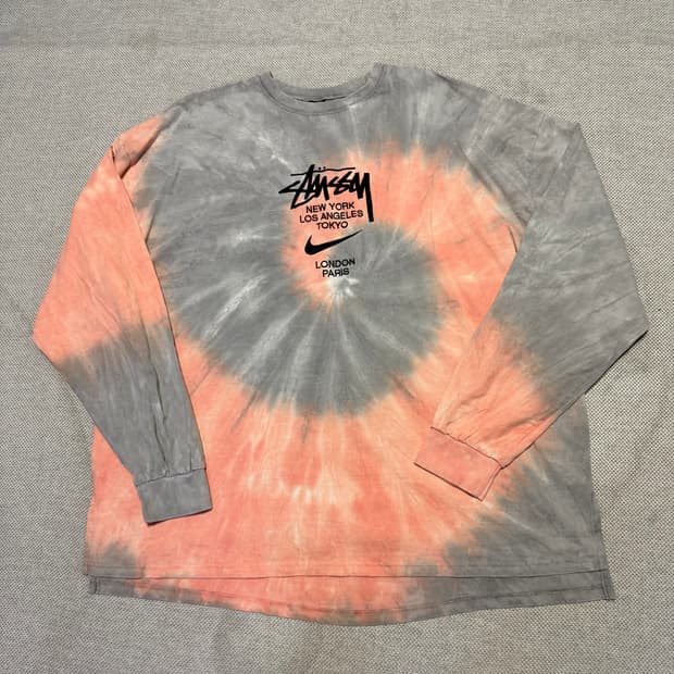 스투시 나이키 타이다이 롱슬리브