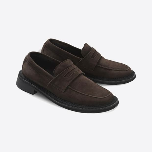 (44) stu 페니 로퍼 브라운