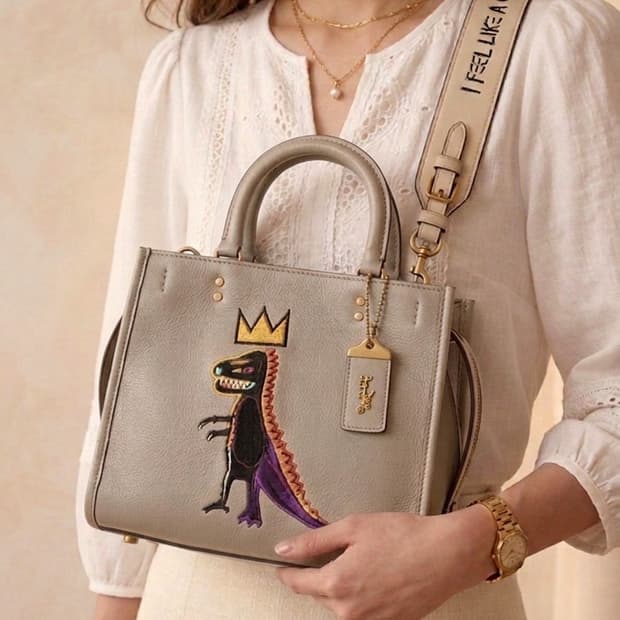 코치 바스키아 로그25 토트/숄더/크로스|스트랩3| 풀구성| 상태최상