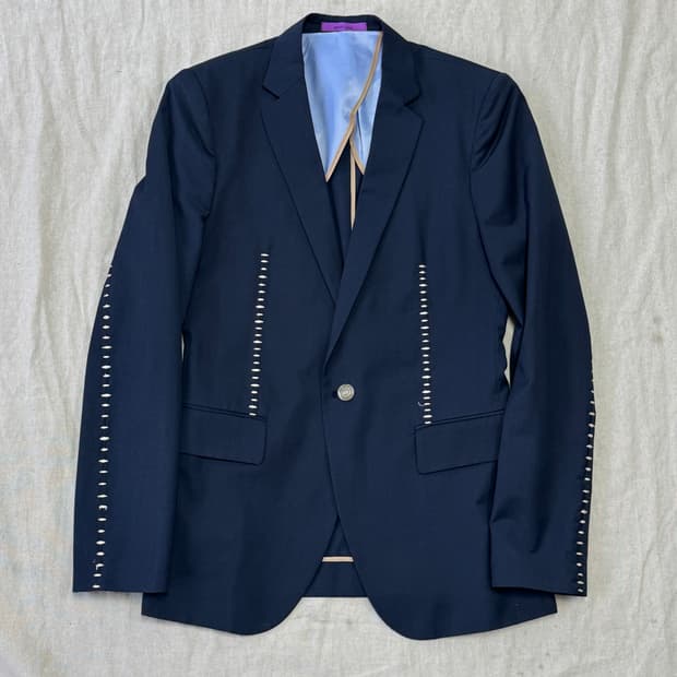 젠지옴므 빈티지 스티치 블레이저 자켓 50