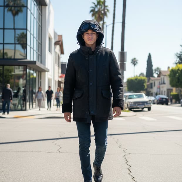 CP컴퍼니 고글 쉐어링 리얼 무스탕 (FGF 수입정품)