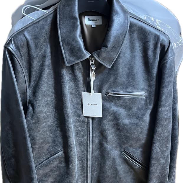 BRUMAN OG Leather Sports Jacket L