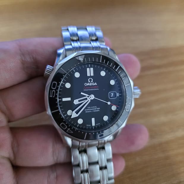 오메가 씨마스터300 다이버 구형 검판