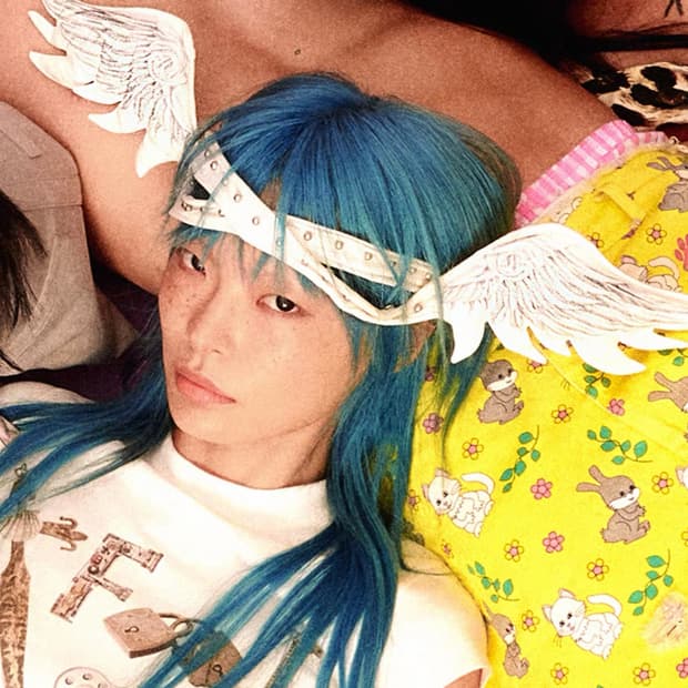 날개 천사 초커 목걸이