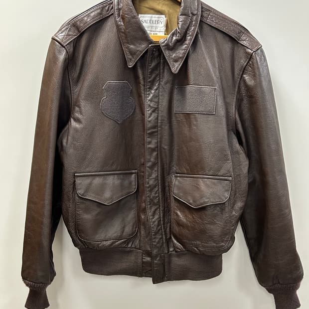 80s usaf 미공군 A-2 플라이트 자켓