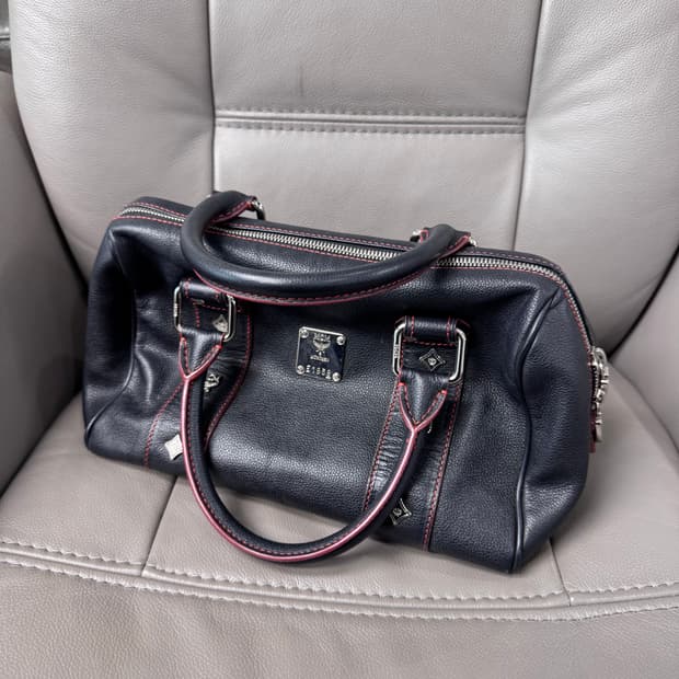 MCM 핸드 토트백 블랙