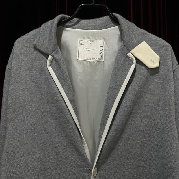 SACAI piping knit jacket