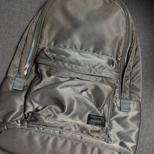 포터 탱커 백팩 실버그레이