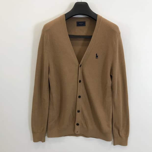 헤지스 카멜 울 가디건 [100사이즈]