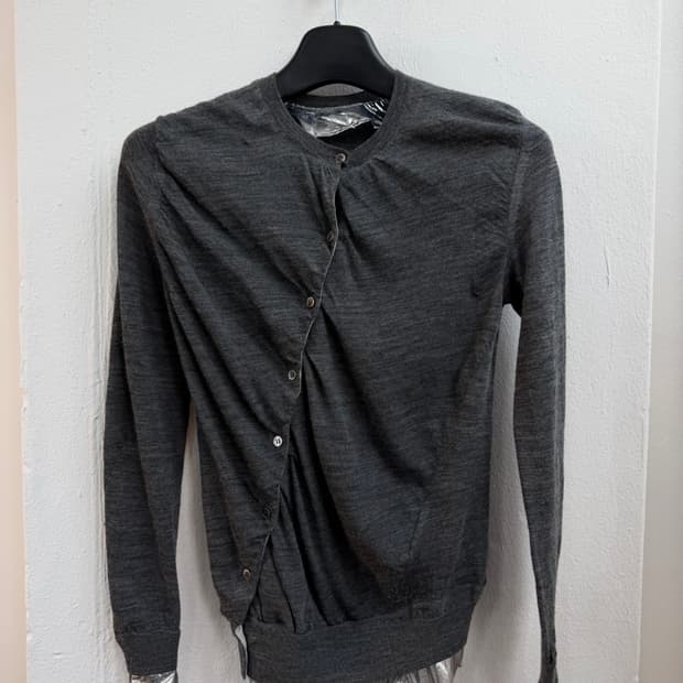 사카이 언발란스 울 가디건 