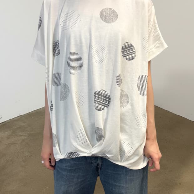 polla dot blouse