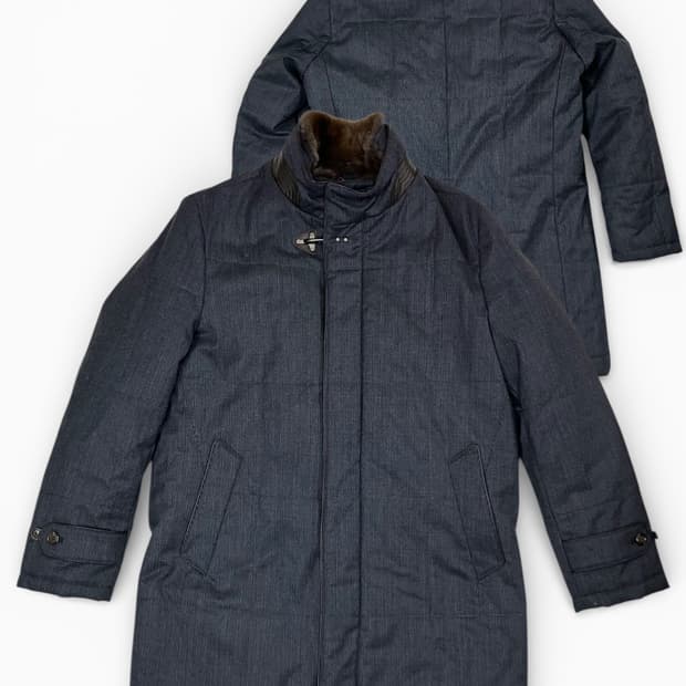 Club Cambridge 프리미엄 구스 다운 롱 패딩 코트 100