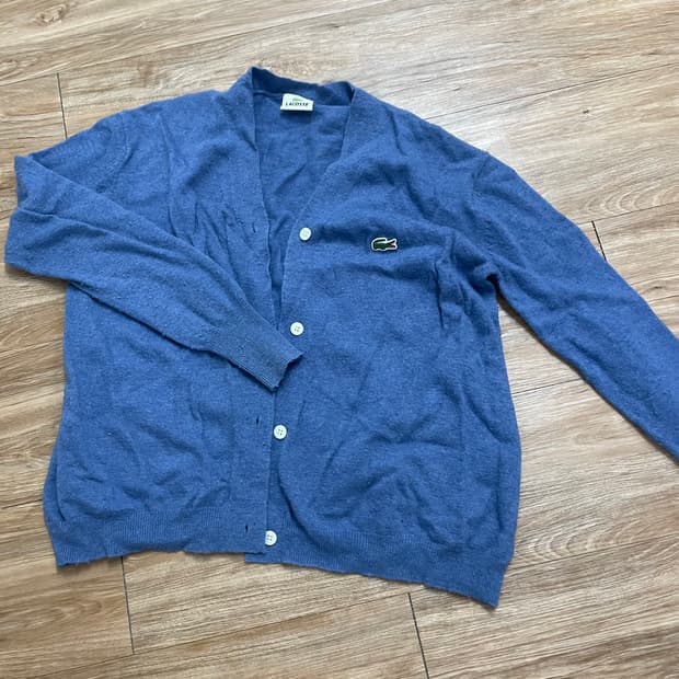 라코스테 브이넥 가디건