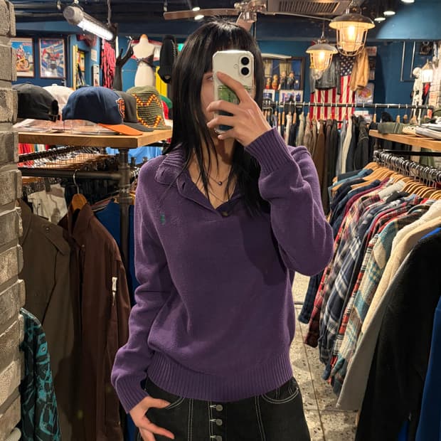 POLO 폴로 랄프로렌 터틀넥 루즈 긴팔 니트