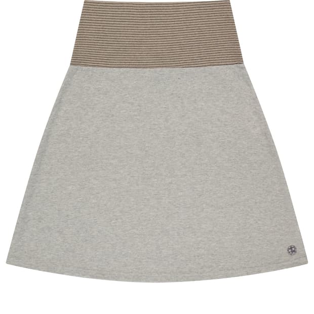 코이세이오 038 STRIPE SKIRT MELANGE GREY