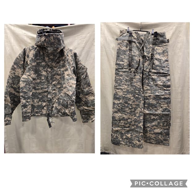 새상품) 미군 ACU 디지털 화생방 자켓 바지 군복 세트 미듐레귤러