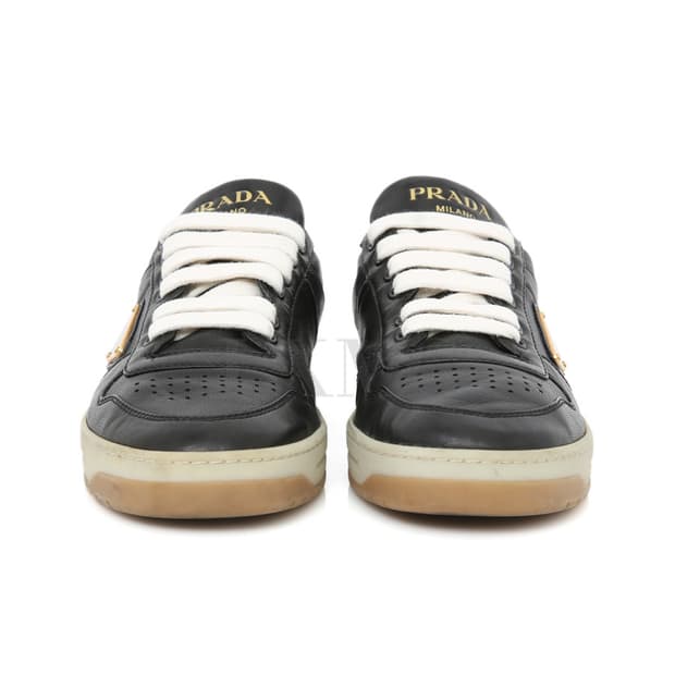 프라다 다운타운 스니커즈 블랙 삼각로고 슈즈 1E792M