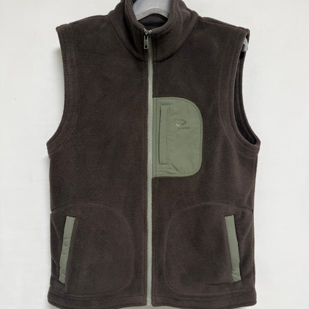 웰빙익스프레스 Fleece Vest Brown L