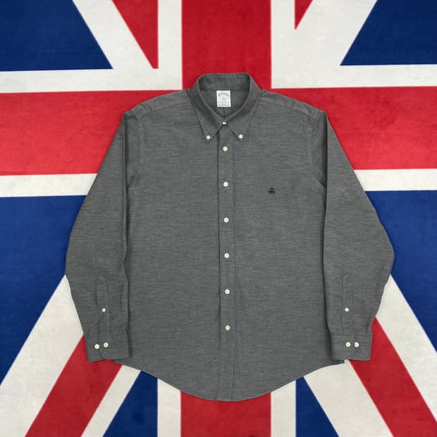 브룩스브라더스 셔츠 L 실측 XL 