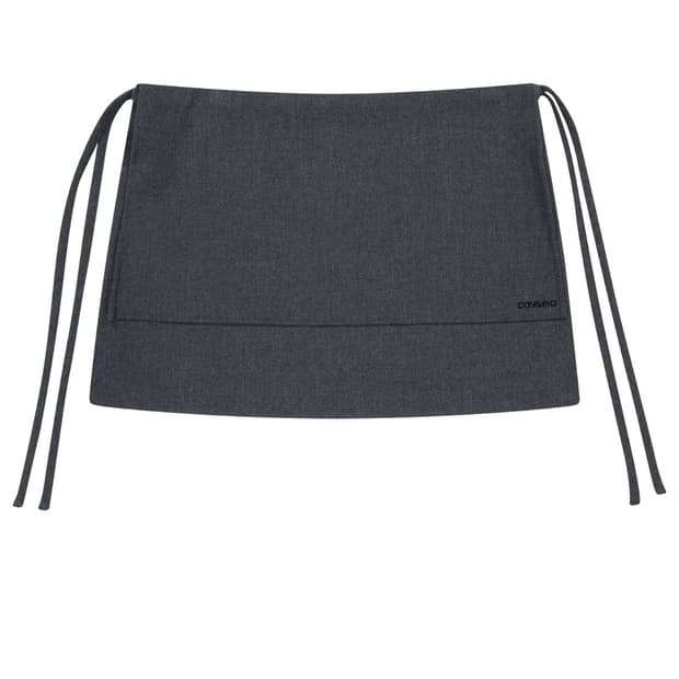 코이세이오 RIBBON DOUBLE SKIRT GREY