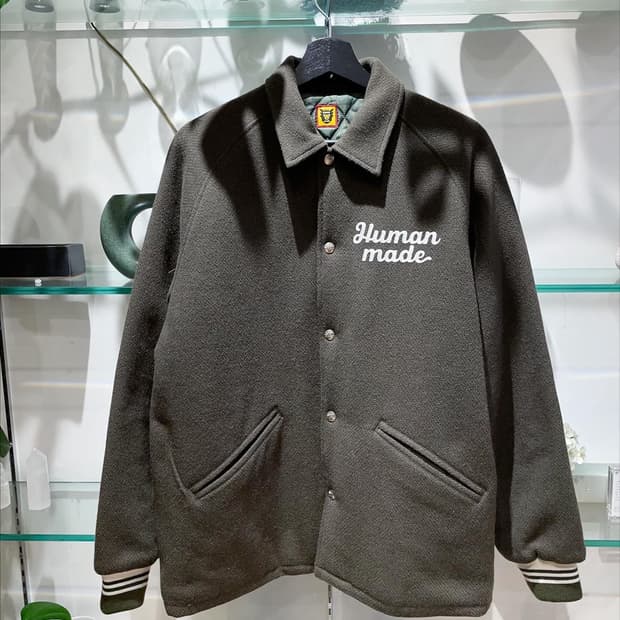 휴먼메이드 wool stadium jacket