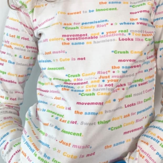 샵페어리 jersey pattern logo top 롱슬리브