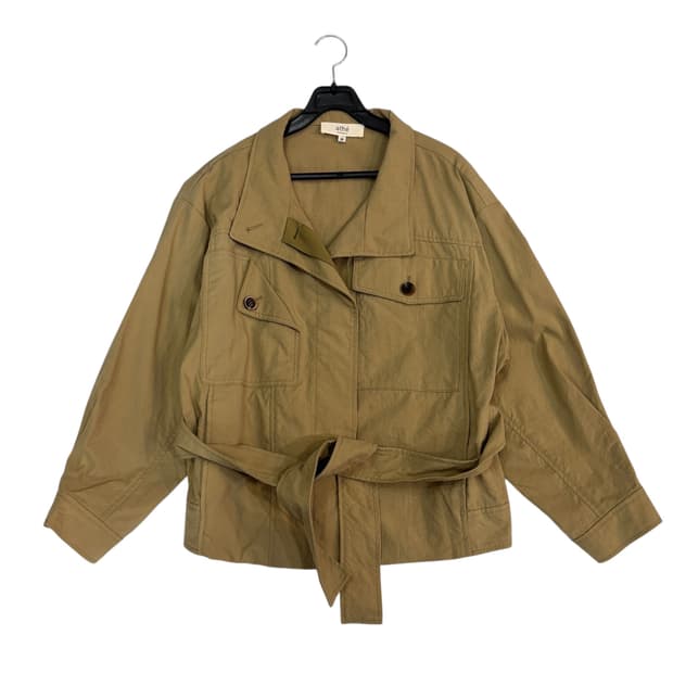 아떼바네사브루노 벨티드 유틸리티 자켓