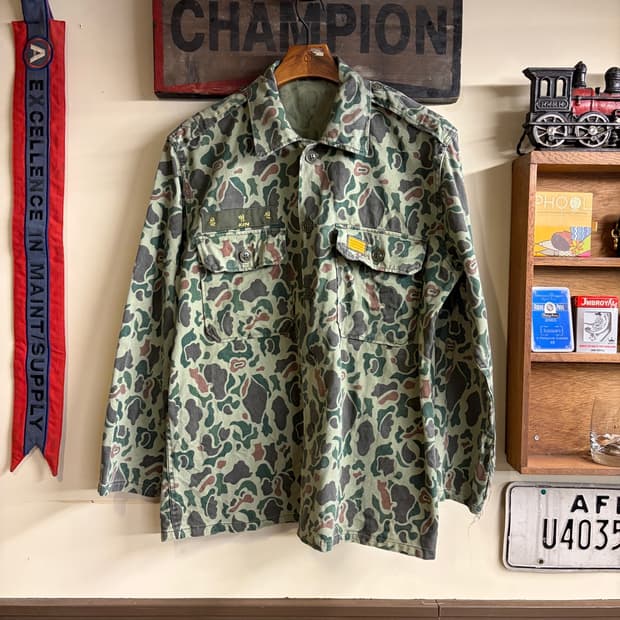 60s ROK DUCK HUNTER CAMO SHIRT 100-105